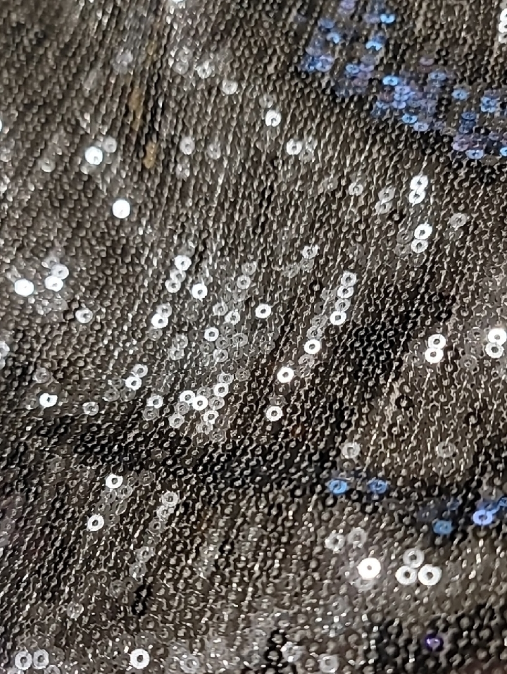 a new day Silver Sequin Wide-Leg Pants Evening Silver Gray 6 - Picture 6 of 12